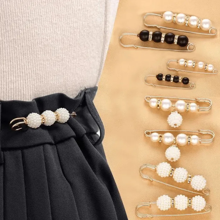 多功能裤子收腰别针固定衣服调节裙子松紧腰围大改小防走光扣胸针商品图