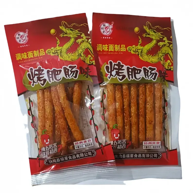新旺龙烤肥肠味辣棒调味面制品8090后儿时回忆解馋追剧必备零食