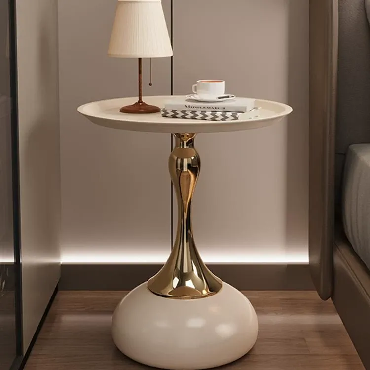 床头柜轻奢高级感卧室主卧简约现代替代品创意小型铁艺美式置物架