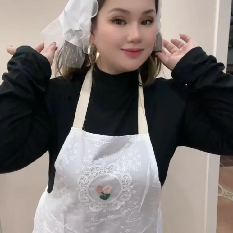 时尚透气大口袋厨房家用防水防油耐脏擦手围裙