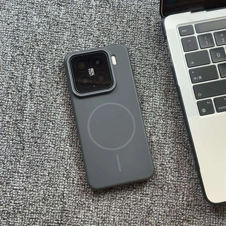 适用小米15手机壳柔润pc磁吸Xiaomi14pro简约新款磨砂超薄pc硬13