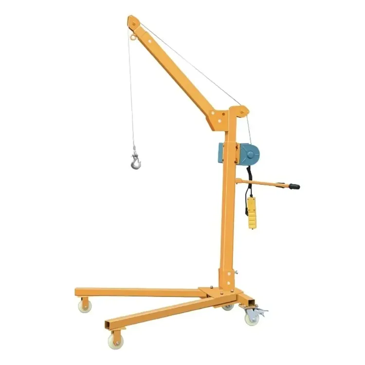 12伏电动手推小吊机，8寸大轮款