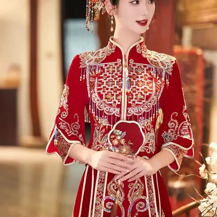 秀禾服清货样衣默认微瑕不退换