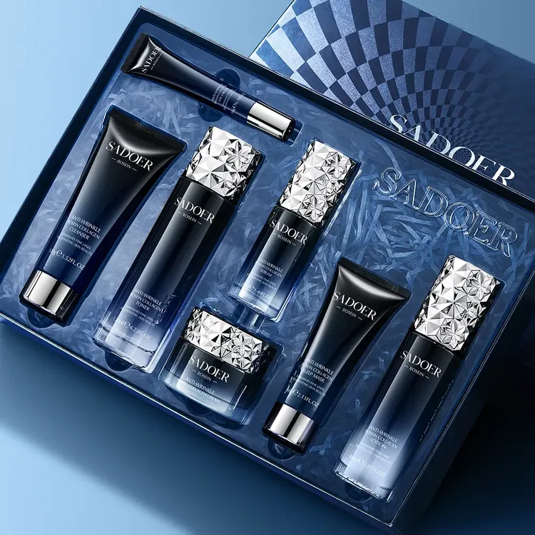 法国兰冠护肤品水乳套装补水保湿霜控油抗皱紧致舒缓化妆品套盒女