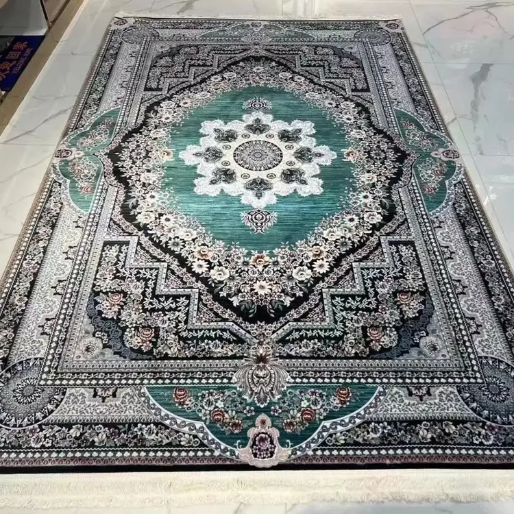 天鹅绒材质家用吸水防滑保暖隔静电欧式床边毯