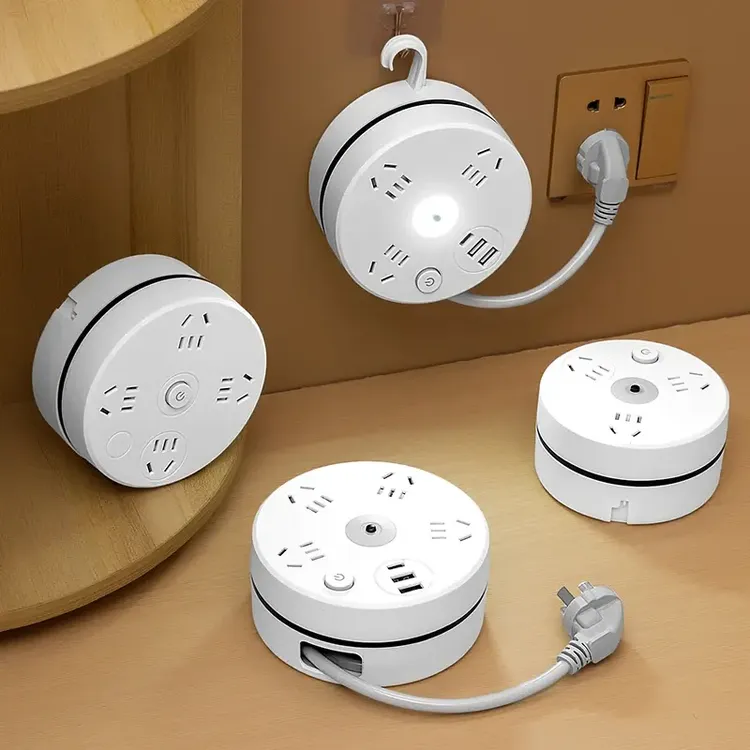 公正牛官方正品牛可伸缩收纳插座接线板办公排插头拖线板宿舍插板