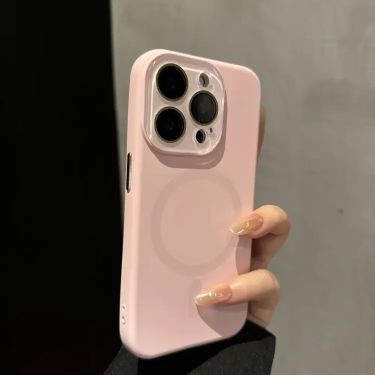 新款液态小视窗磁吸适用苹果16promax手机壳创意iPhone15高级14女