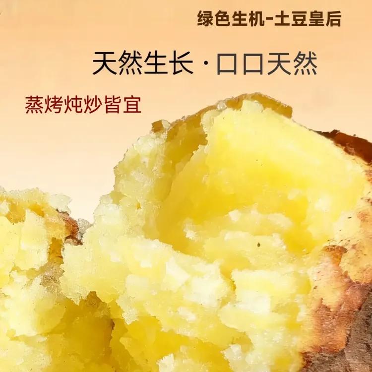 乌兰察布土豆皇后的生态六不用土豆~上架品尝中