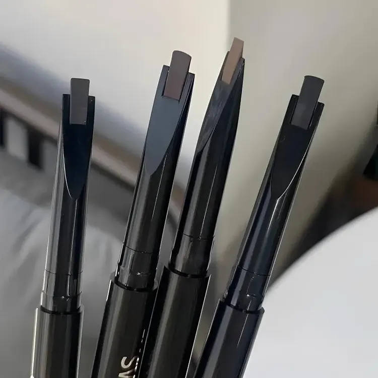  化妆师人手一根的眉笔！自动砍刀眉笔芯防水防汗不脱妆持久推荐