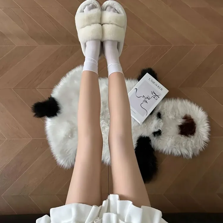 【冰莹】光腿神器女双层肉色秋冬裸感打底裤连袜踩脚厚绒深冬必备