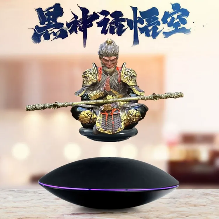 磁悬浮摆件钢铁侠旋转展示台黑神话孙悟空手办玩具送男友生日礼物