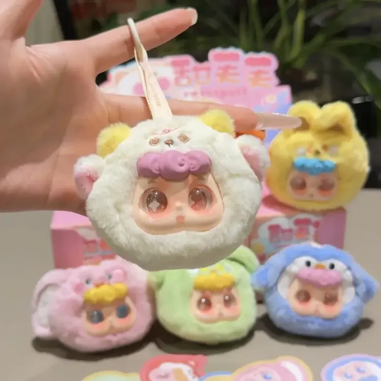 甜芙芙搪胶玩偶盲盒手机包包毛绒挂件可爱送闺蜜女友女生礼物推荐