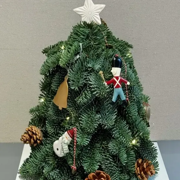 真诺贝松圣诞树英国童话风铁片装饰