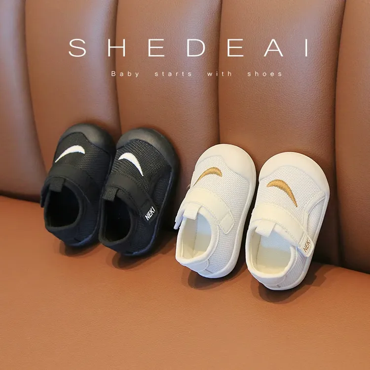 春秋网面透气女宝婴儿鞋新款一岁小童软底婴幼儿学步鞋男宝宝鞋子