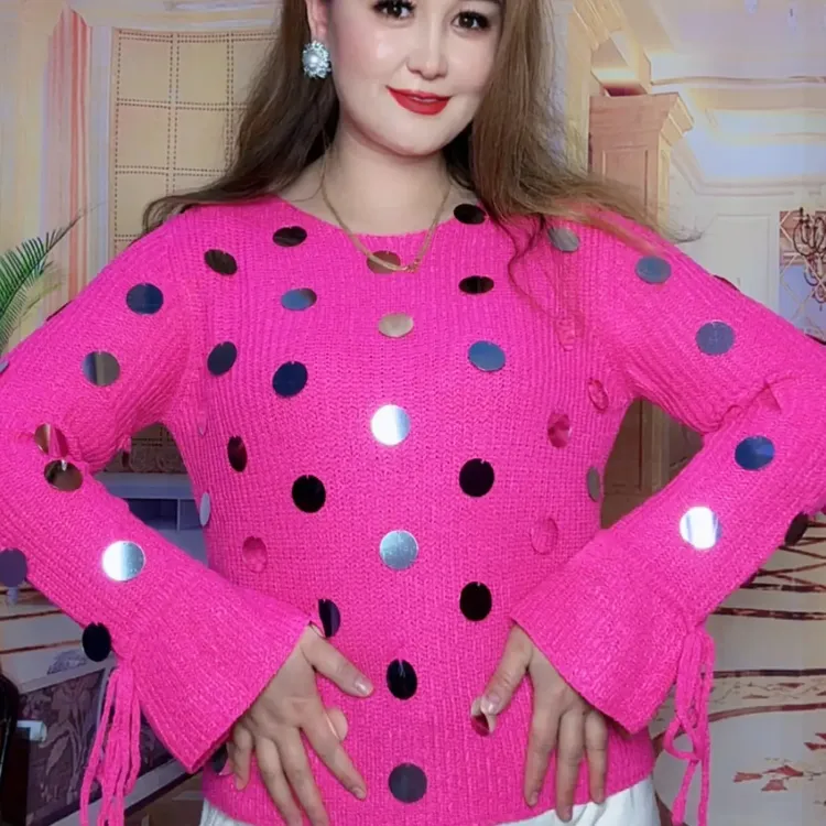 新款针织宽松百搭pakirak上衣