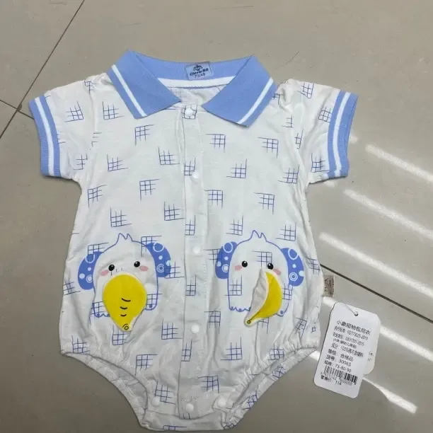 婴童夏款短袖包屁衣偏小一码多款式随机发不支持备注