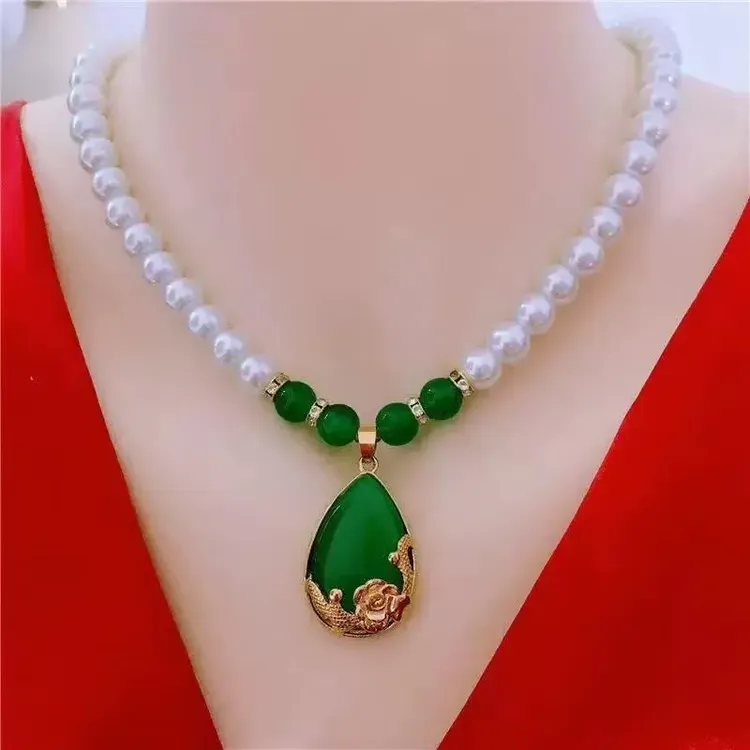 珍珠女送妈妈韩版简约中老年母亲节礼品盒商品图