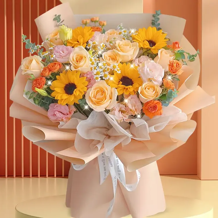 【送朋友百搭】向日葵鲜花花束同城配送附近花店送学生老师生日祝福