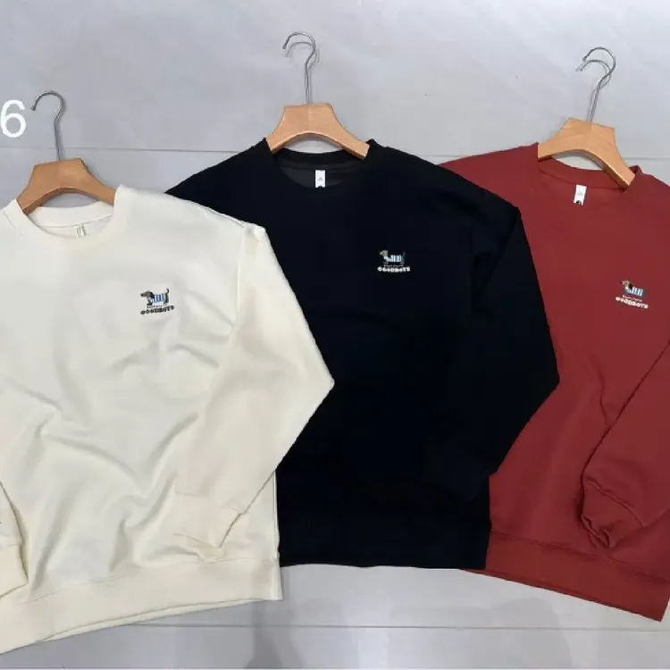 秋冬新款男士卫衣圆领宽松字母印花休闲百搭内搭打底上衣潮流