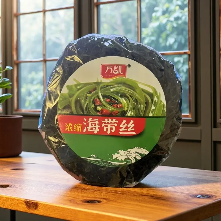 【无盐粒浓缩海带丝】约15倍泡发率，免煮速食