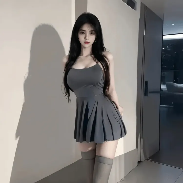 性感睡衣女冰丝情调薄款睡裙大码遮肉吊带裙约会战袍短款连衣裙