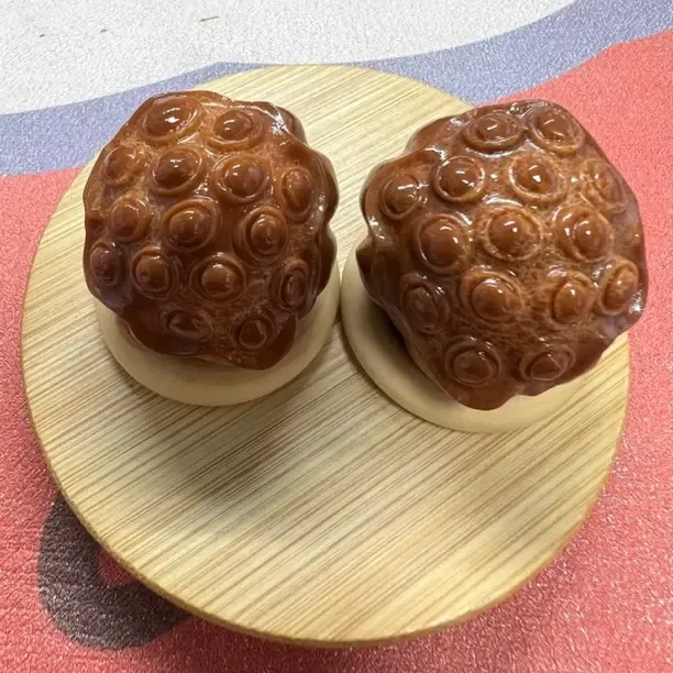 大橄榄核雕刻莲蓬手把件文玩手球精品核雕天然核雕