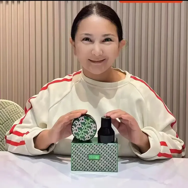 古力米尔水润瓷肌提亮精粹清洁原液遮瑕亮肤气垫CC霜彩妆套盒组合