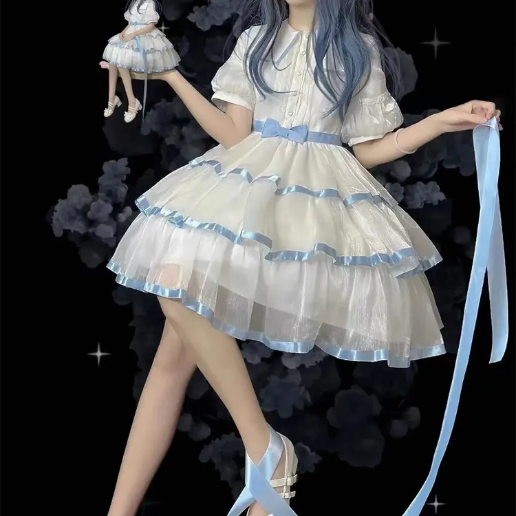 代清，不退，原创设计清仓特价 Lolita 白日梦 三段丝带