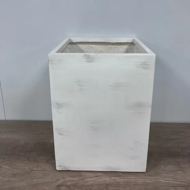 北欧风格镁泥方形花盆镁泥花盆简约创意阳台客厅绿植盆栽复古花器