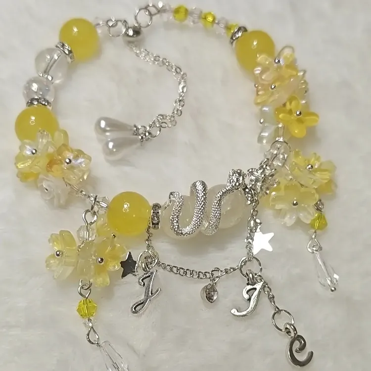 合金玻璃手链 明星应援手链 ins风高级设计饰品 下单请先看【须知】