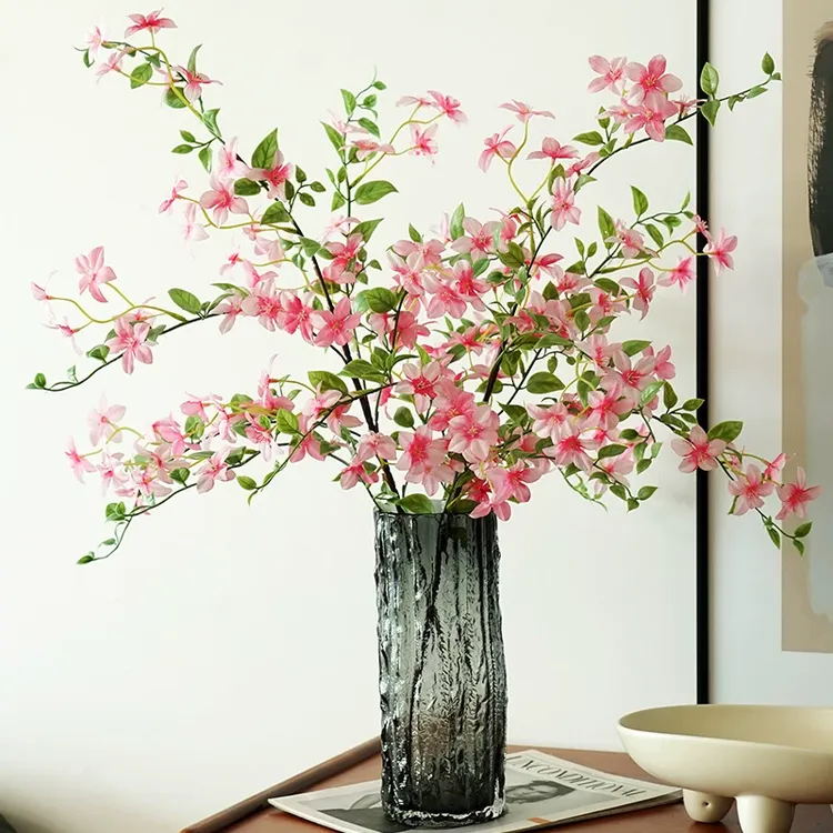 高档仿真花家居客厅餐桌花装饰花艺摆件塑料花干花插花摆设