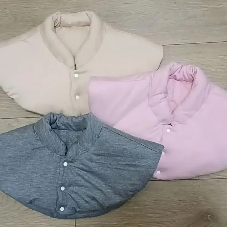 秋冬季纯棉加厚高领护肩中老年睡觉保暖肩颈产妇月子坎肩男女马甲