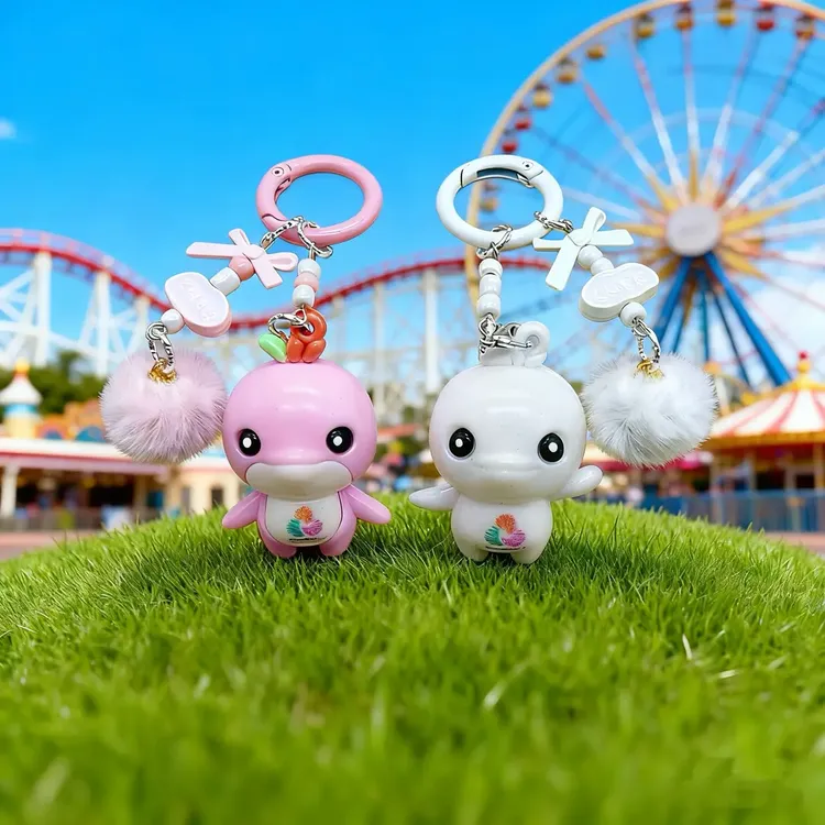 运动会吉祥物喜洋洋乐融融大湾鸡钥匙扣书包挂饰小礼物