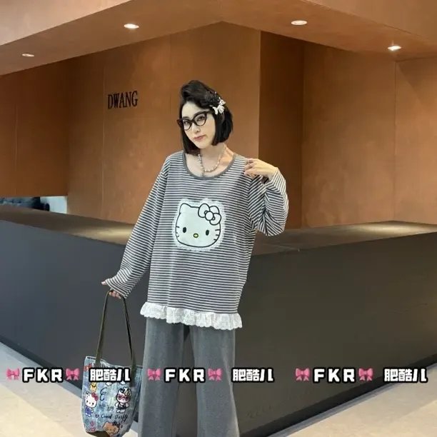 秋冬长袖长裤可爱宽松圆领可外穿休闲家居服