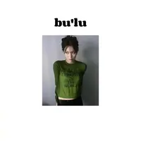 bu'lu“爱豆必备”Jennie同款2025韩系春季百搭T恤打底