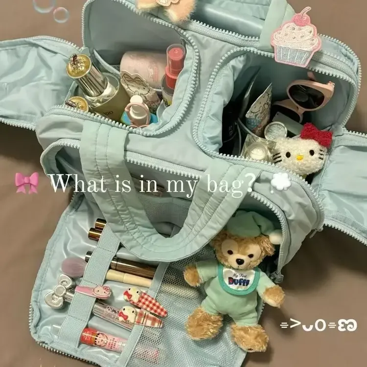 大容量便携化妆包新款手提旅行化妆品洗漱防水多层收纳包颜值D239