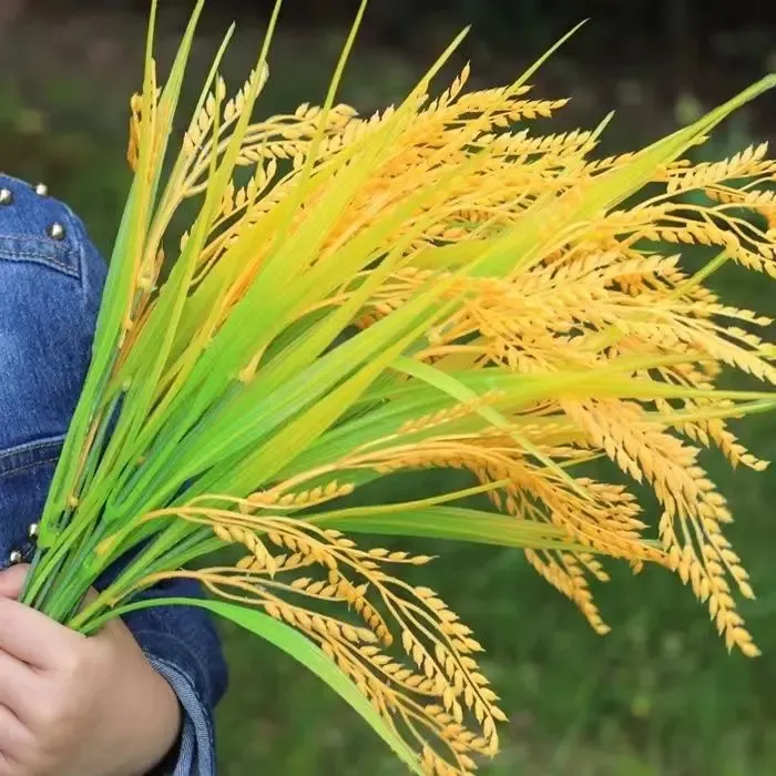 真麦穗稻谷干花束室内摆设塑料花艺拍照道具装饰