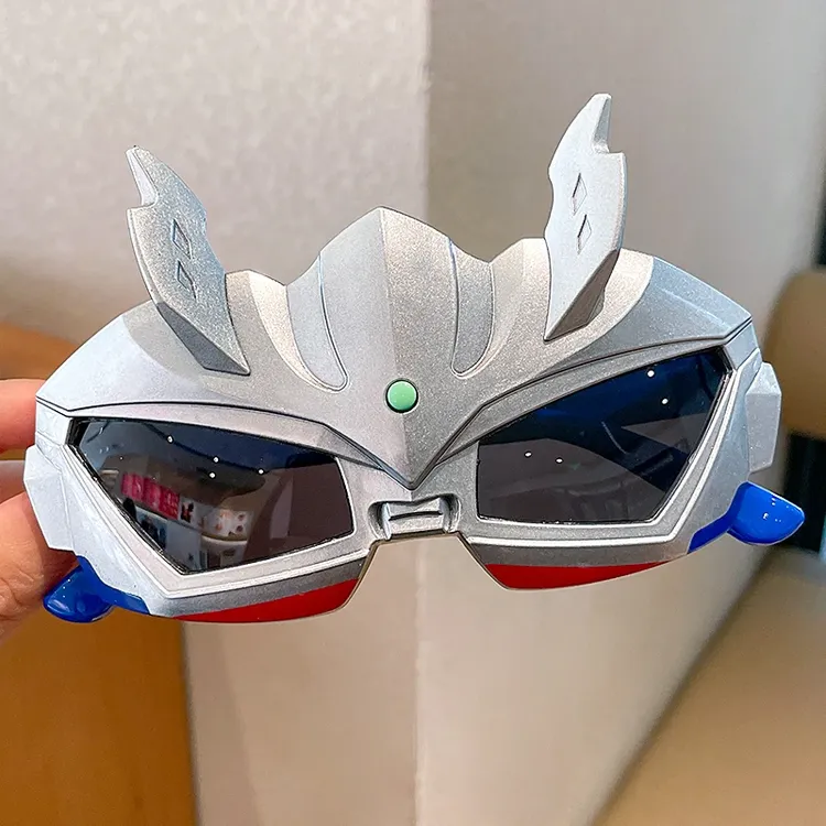 帅气赛罗奥特曼墨镜儿童时尚太阳镜男孩搞怪潮酷眼镜2025新款B311