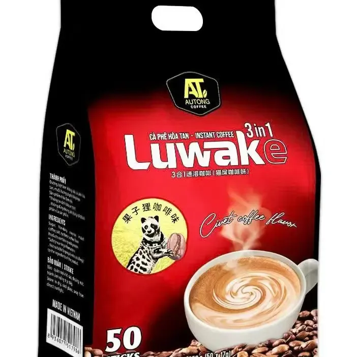 越南原装进口果子狸猫屎风味咖啡三合一速溶咖啡口感特浓香丝滑