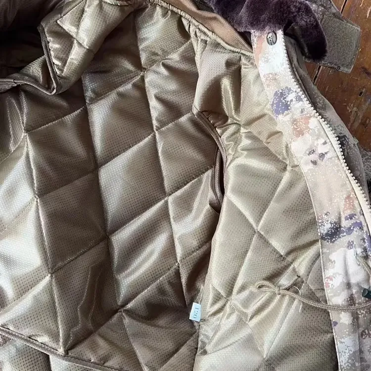 儿童迷彩服军大衣户外中长款迷彩加厚冬季防寒耐磨防水大衣