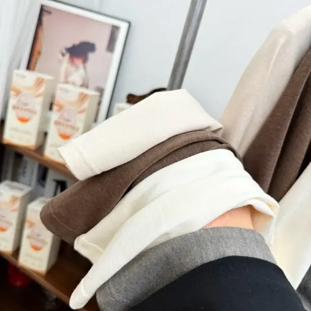 超薄发热面膜美肤衣女士保暖单件上衣修身弹力打底内衣u领盒装