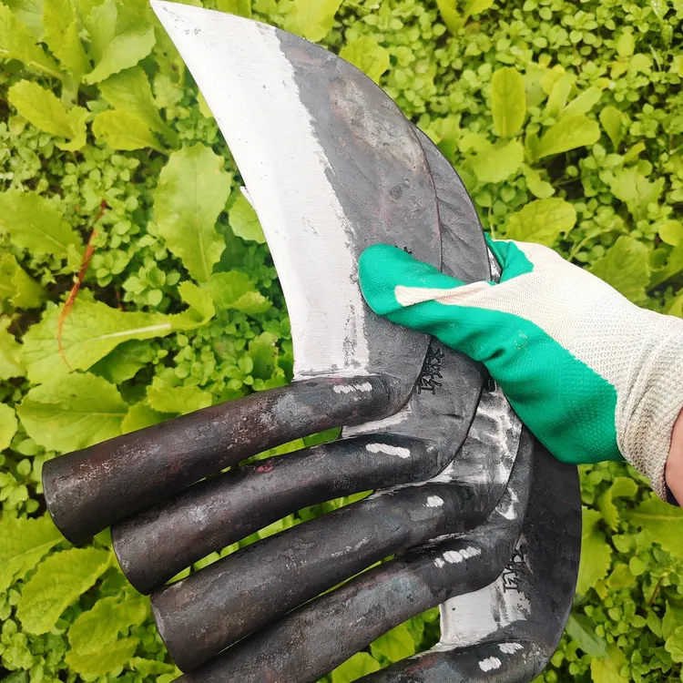 手工锻打镰刀多用途农用除草砍树枝户外农用工具