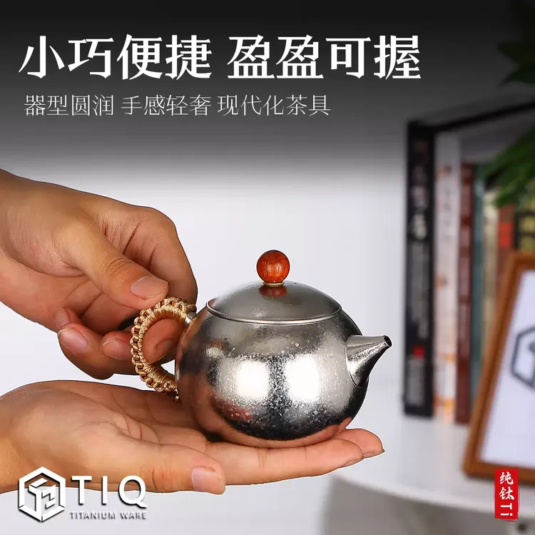 纯钛西施泡茶壶泡茶器茶水分离急需壶办公室家用功夫茶具冲泡壶