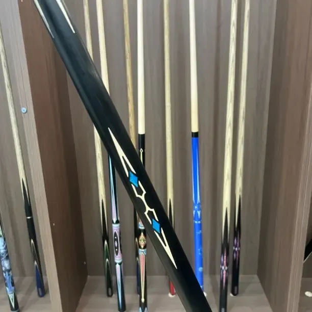 英迪安台球器材大店掌御球杆小头杆台球杆蓝刃01小头一体通杆