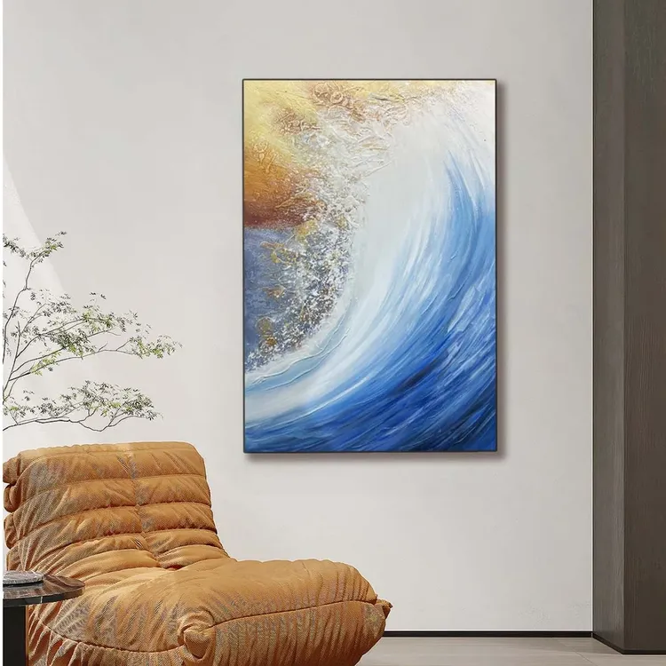 【清晨】简约轻奢玄关走廊客厅时尚轻奢装饰画挂画艺术软装