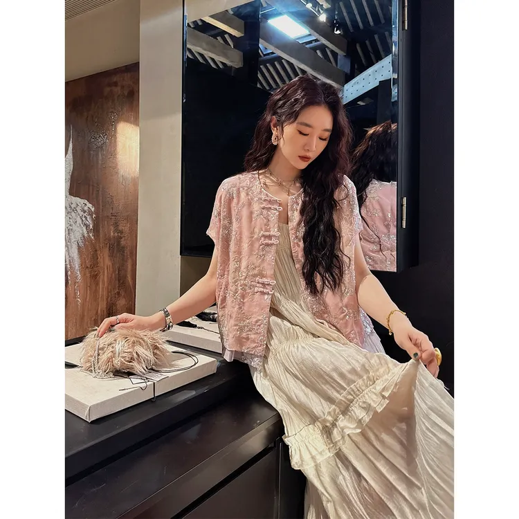 三吉黑花【晓梦辞】新中式国风氛围马甲