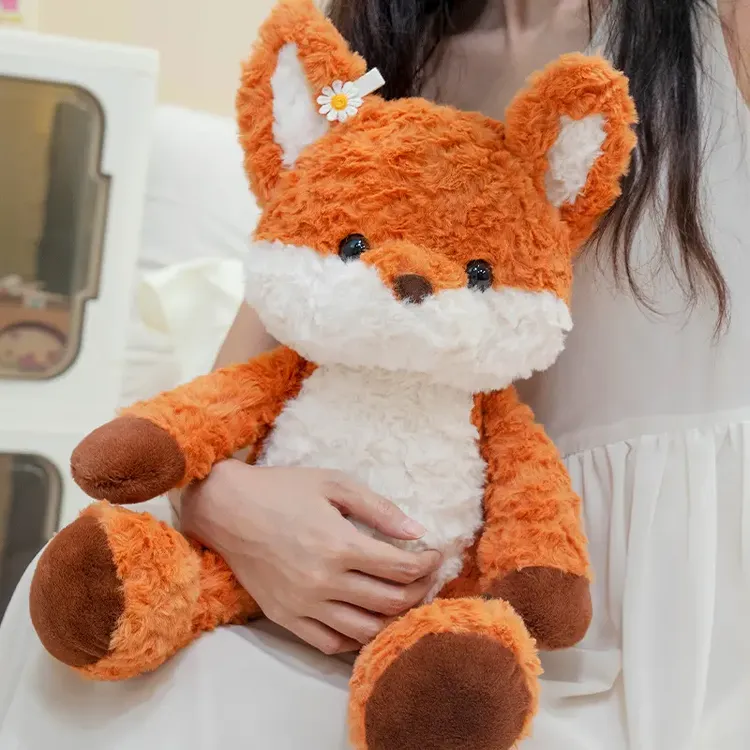 【礼物】会跑步的小狐狸玩偶可爱公仔送女孩睡觉抱枕娃娃毛绒玩具