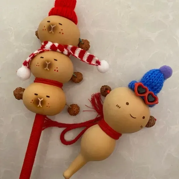 可爱糖葫芦拨浪鼓微笑款特色玩具