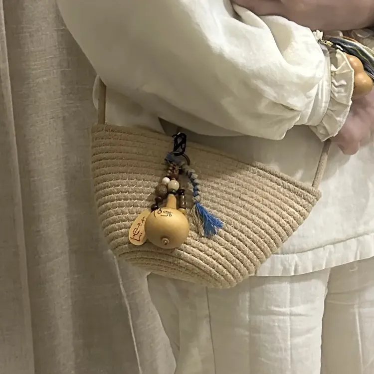 葫芦钥匙链把把胡原创手作藏风复古包链