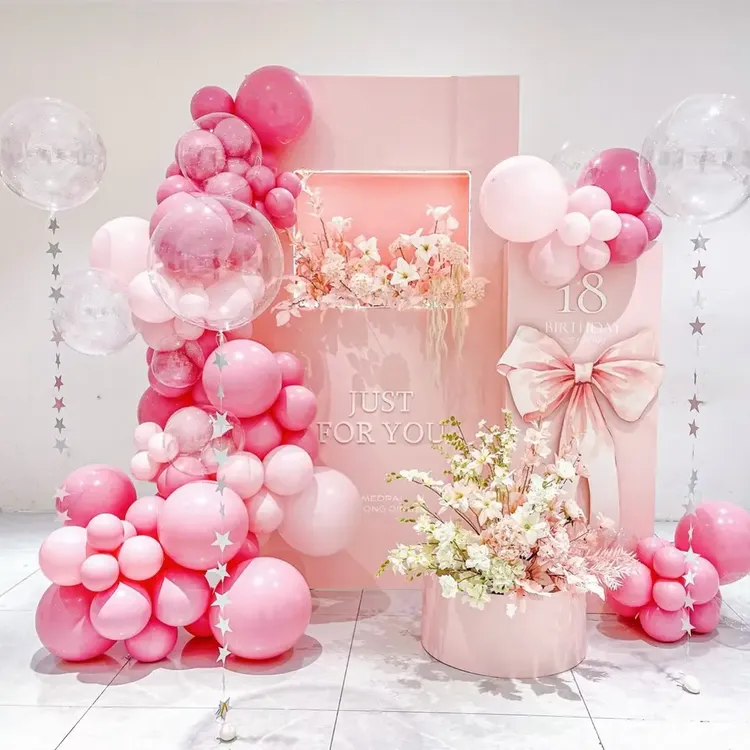 生日开业年会网红气球派对高级感场景背景墙kt板（注仅限云南使用）